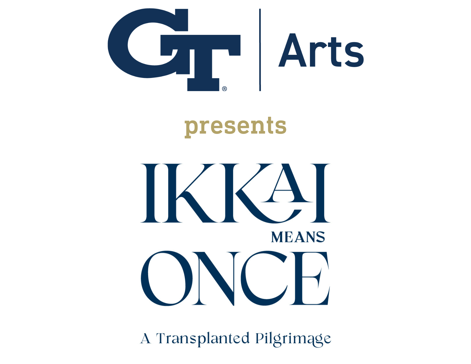 Georgia Tech Arts logo presents IKKAI logo