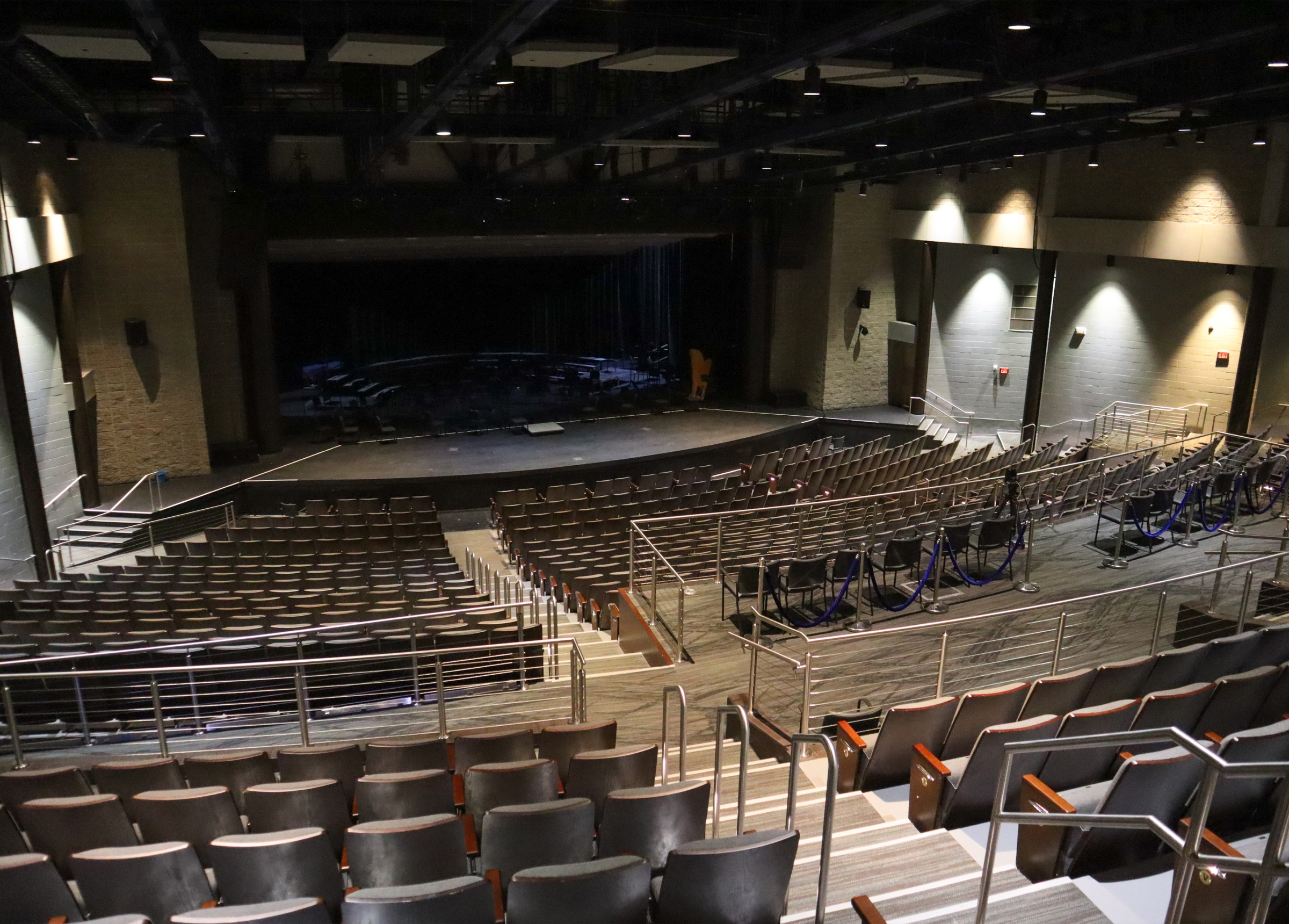 Ferst Center theater stage from audience view