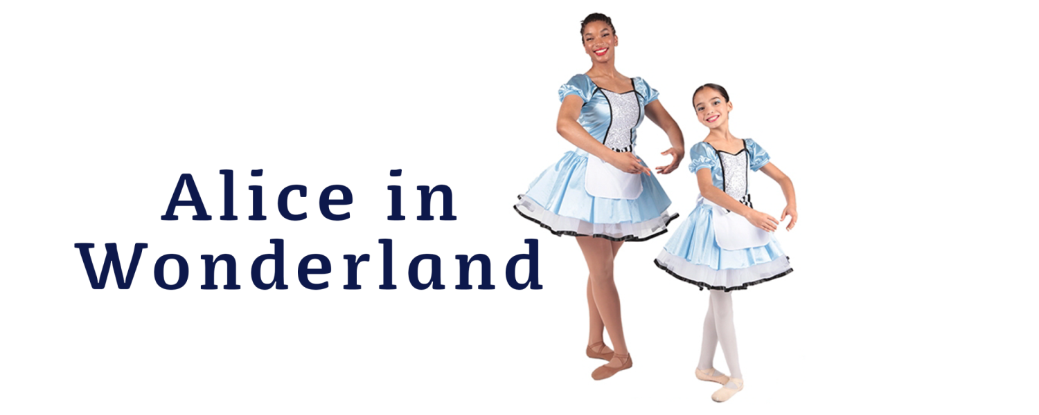 Two ballerinas in pale blue tutus with an apron-like front