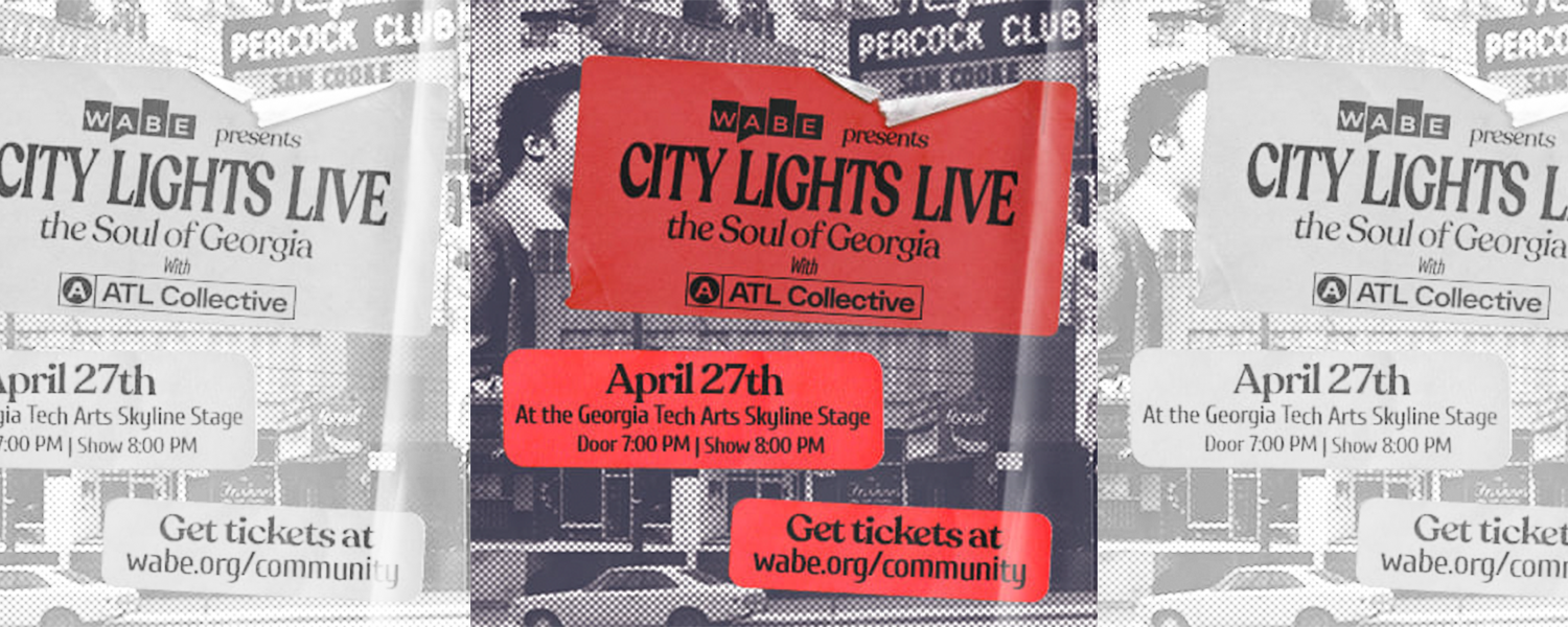 The City Lights Live the Soul of Georgia event poster.