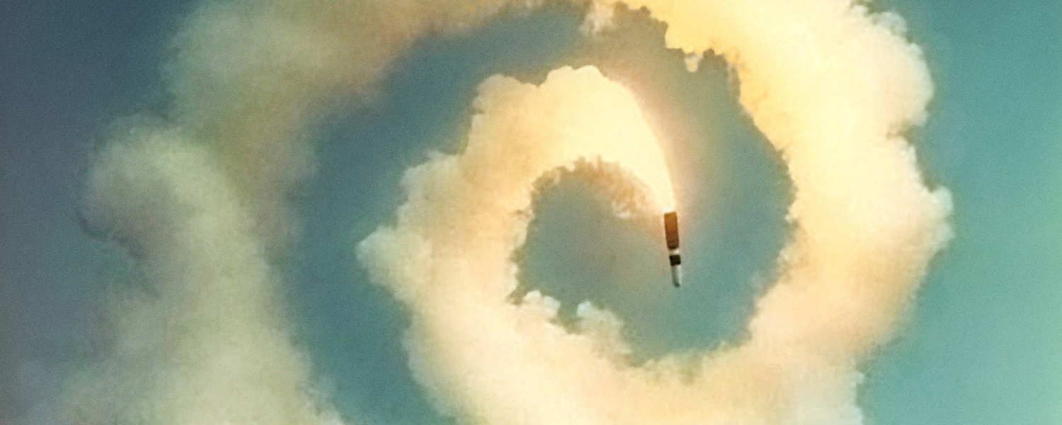 spiral bomb over water