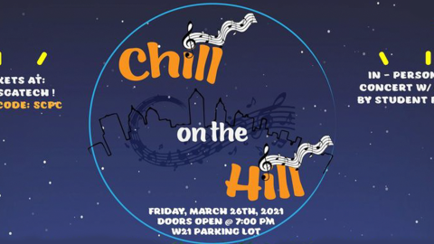 Chill on the Hill event promotional graphic.