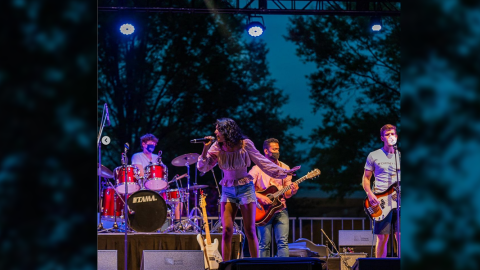 Koyal performing at Georgia Tech.