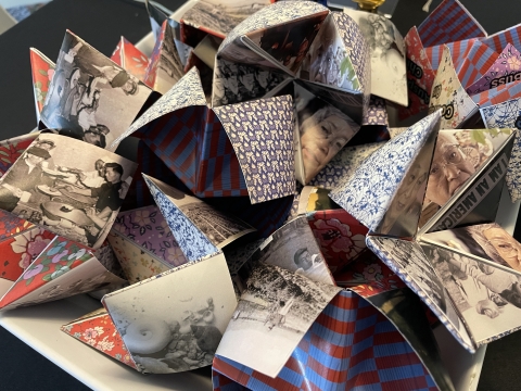Close up photo of several fortune tellers