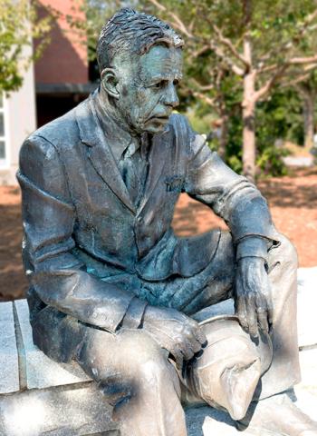 George C Griffin statue