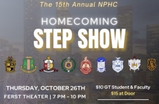 Graphic promoting step show